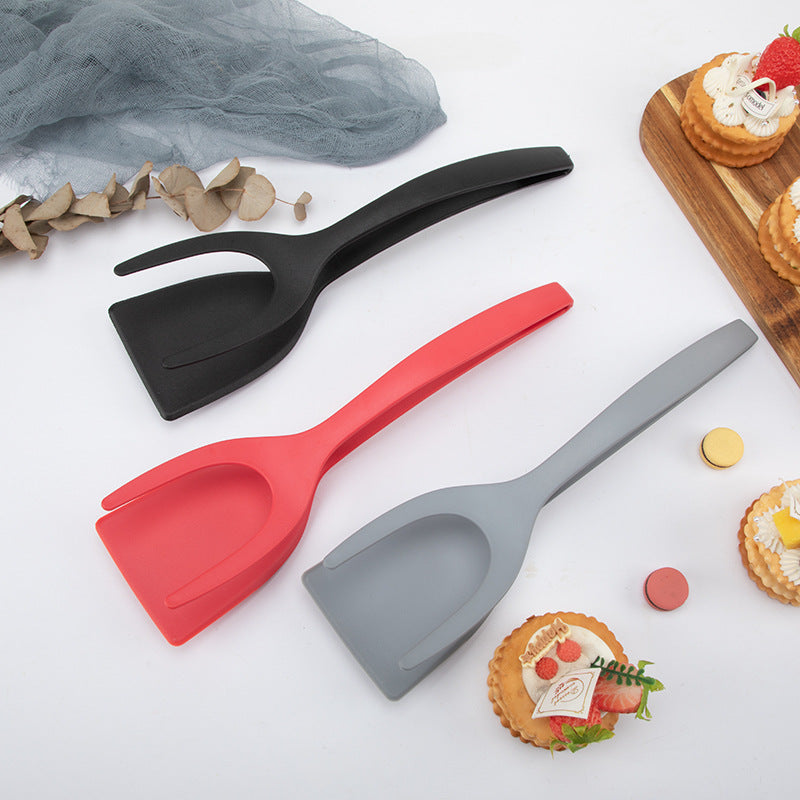 Pince Spatule 2-en-1 Grip & Flip | Polyvalente Antiadhésive
