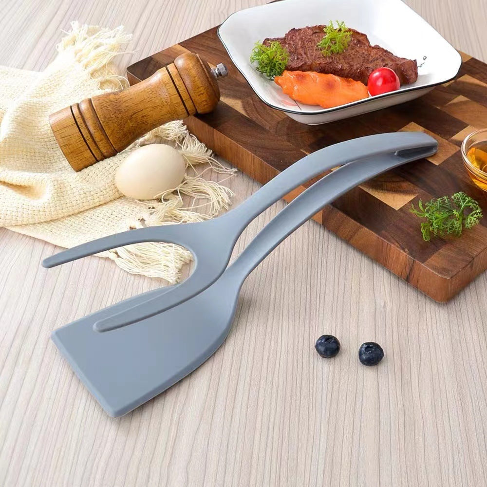 Pince Spatule 2-en-1 Grip & Flip | Polyvalente Antiadhésive