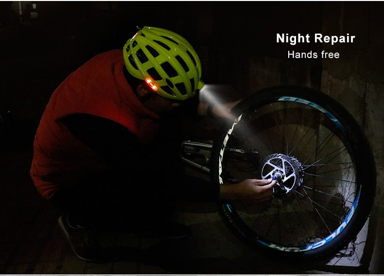Casque de vélo VTT rechargeable par USB