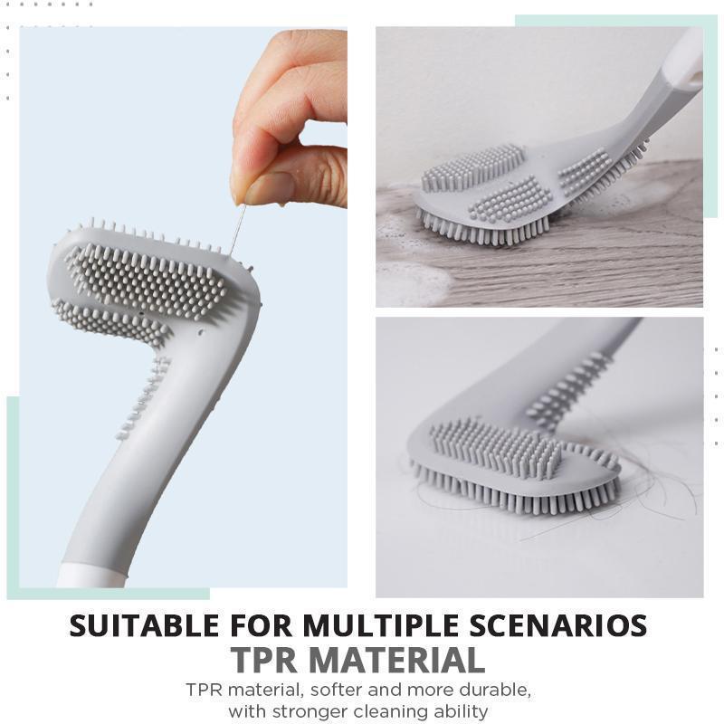 Brosse de toilette de golf flexible
