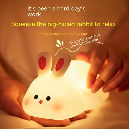 Lampe de nuit LED lapin mignon avec capteur tactile