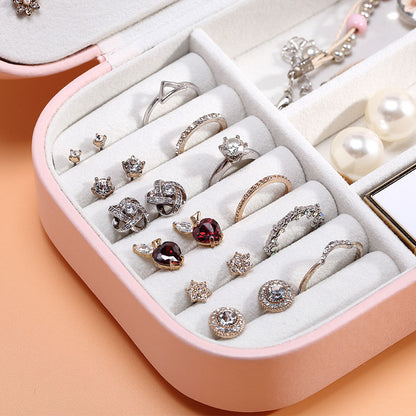 Boîte de rangement pour bijoux à double couche