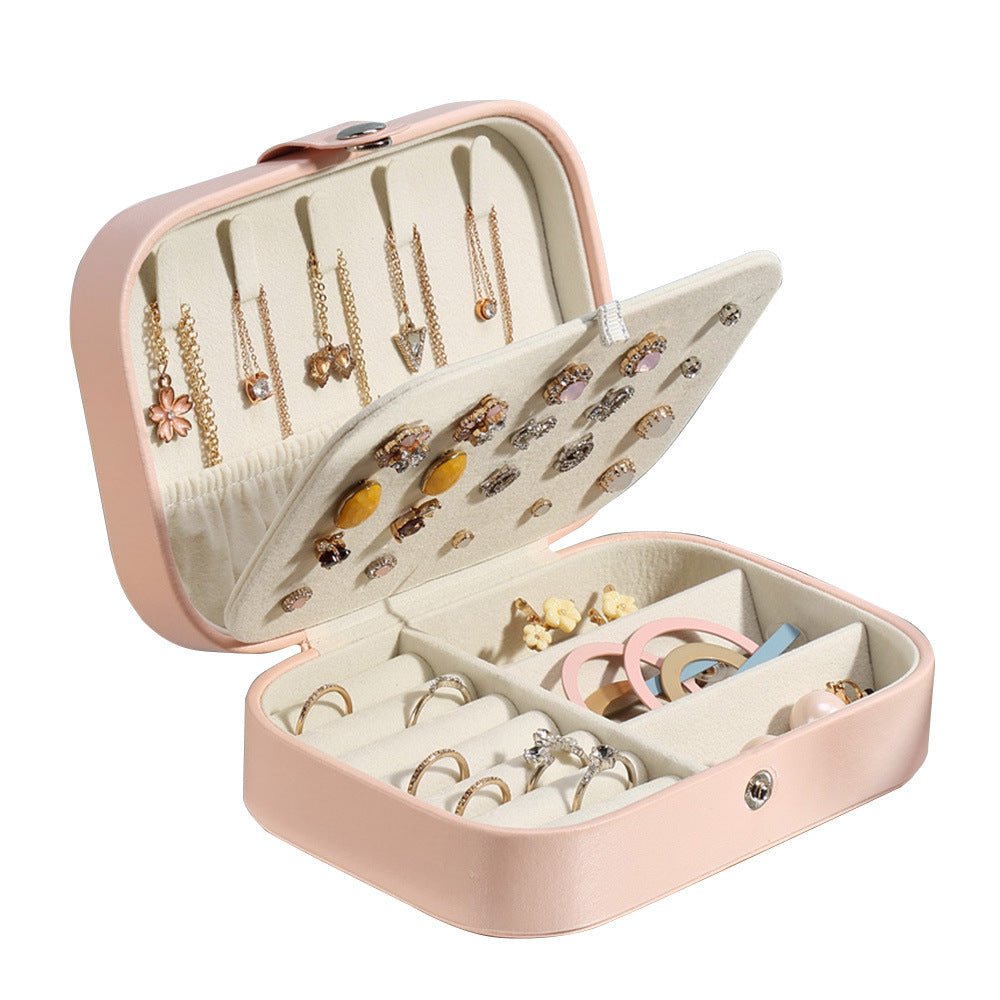 Boîte de rangement pour bijoux à double couche